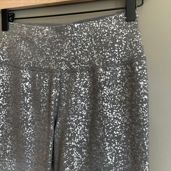 Sweaty Betty Goddess 7/8 Leggings in Grey Foil Size XS Metallic High Waisted Gym - Picture 11 of 16
